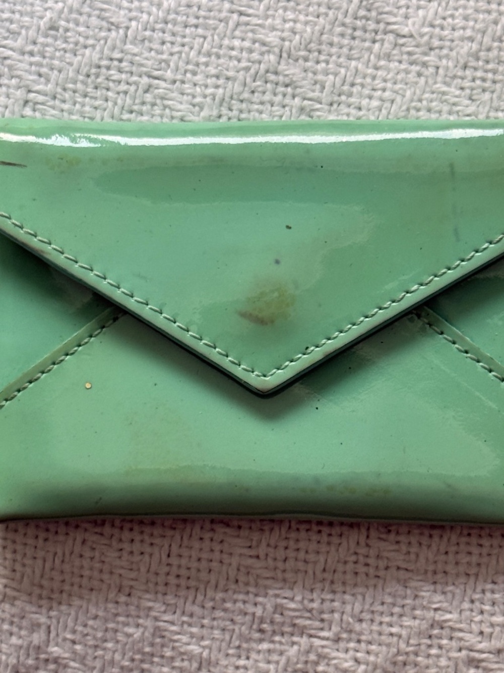 Tiffany & Co. Tiffany Blue Patent Leather Envelope Card Holder #84